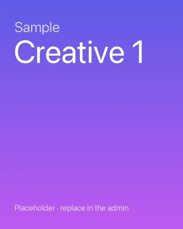 Sample: Festive offer post