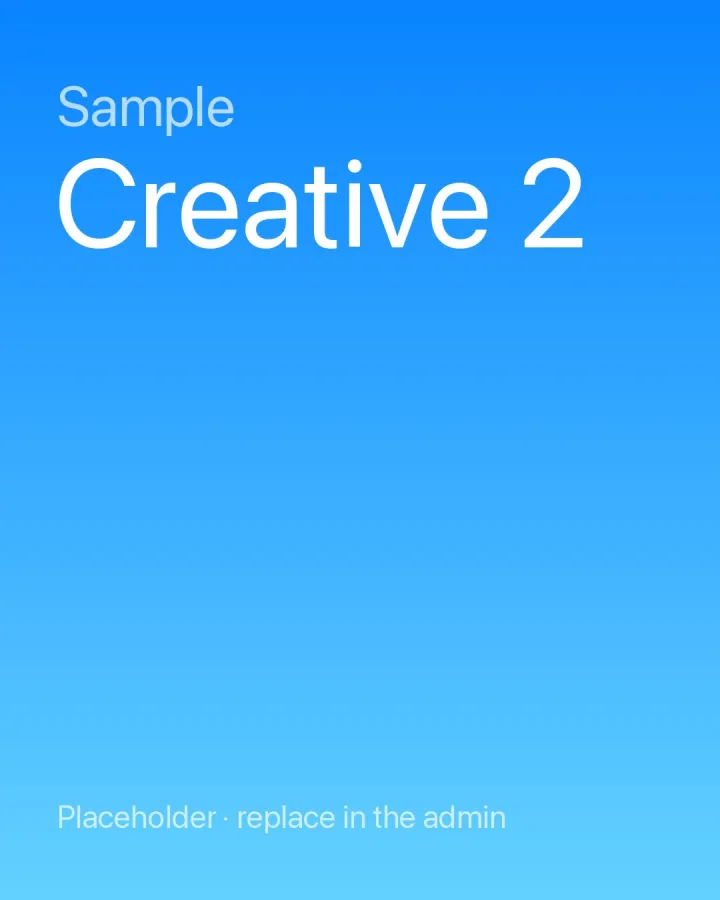 Sample: Product launch