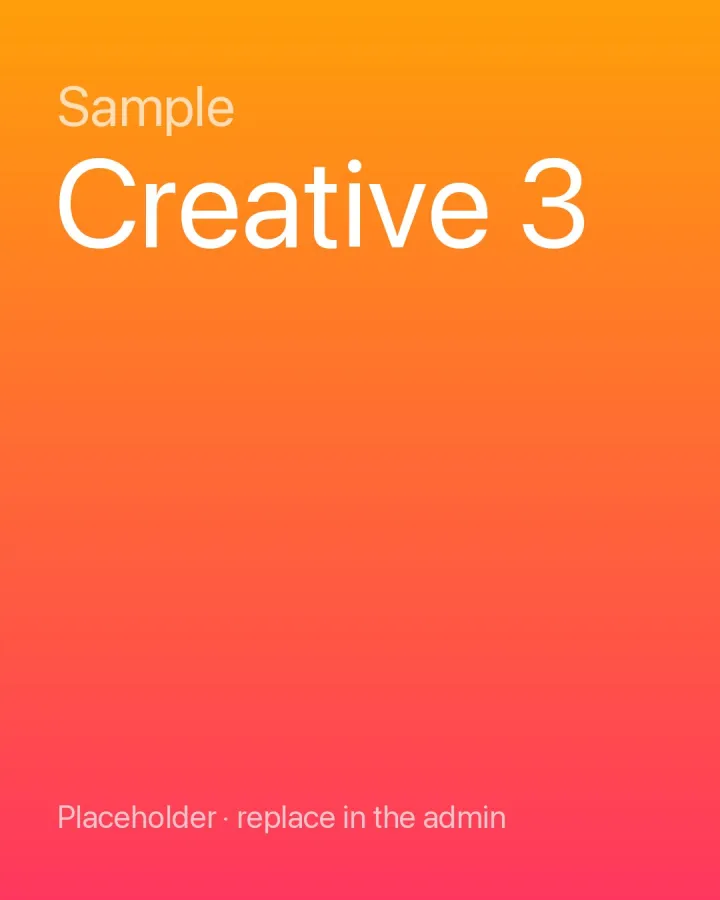 Sample: Event poster
